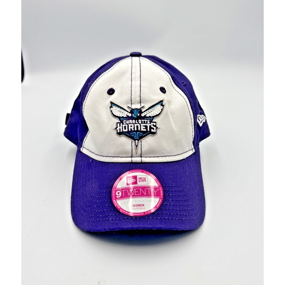 New Era NBA Charlotte Hornets Women's 9Twenty Hat  Adjustable Strap-back Glimmer - Picture 12 of 12